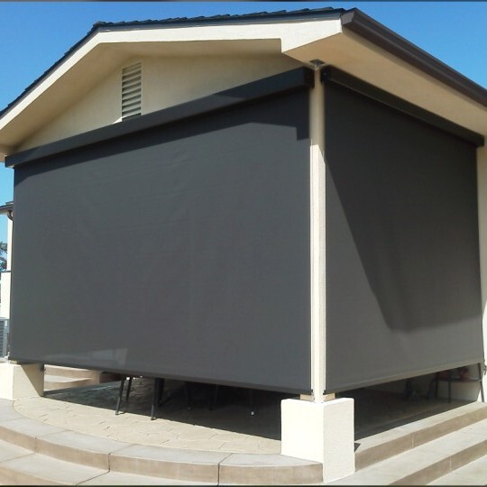 Cross-Border Electric Windproof Roller Blinds, Sunshade and Heat Insulation, Smart Lifting Balcony Curtains, Outdoor Retractable Sunshade