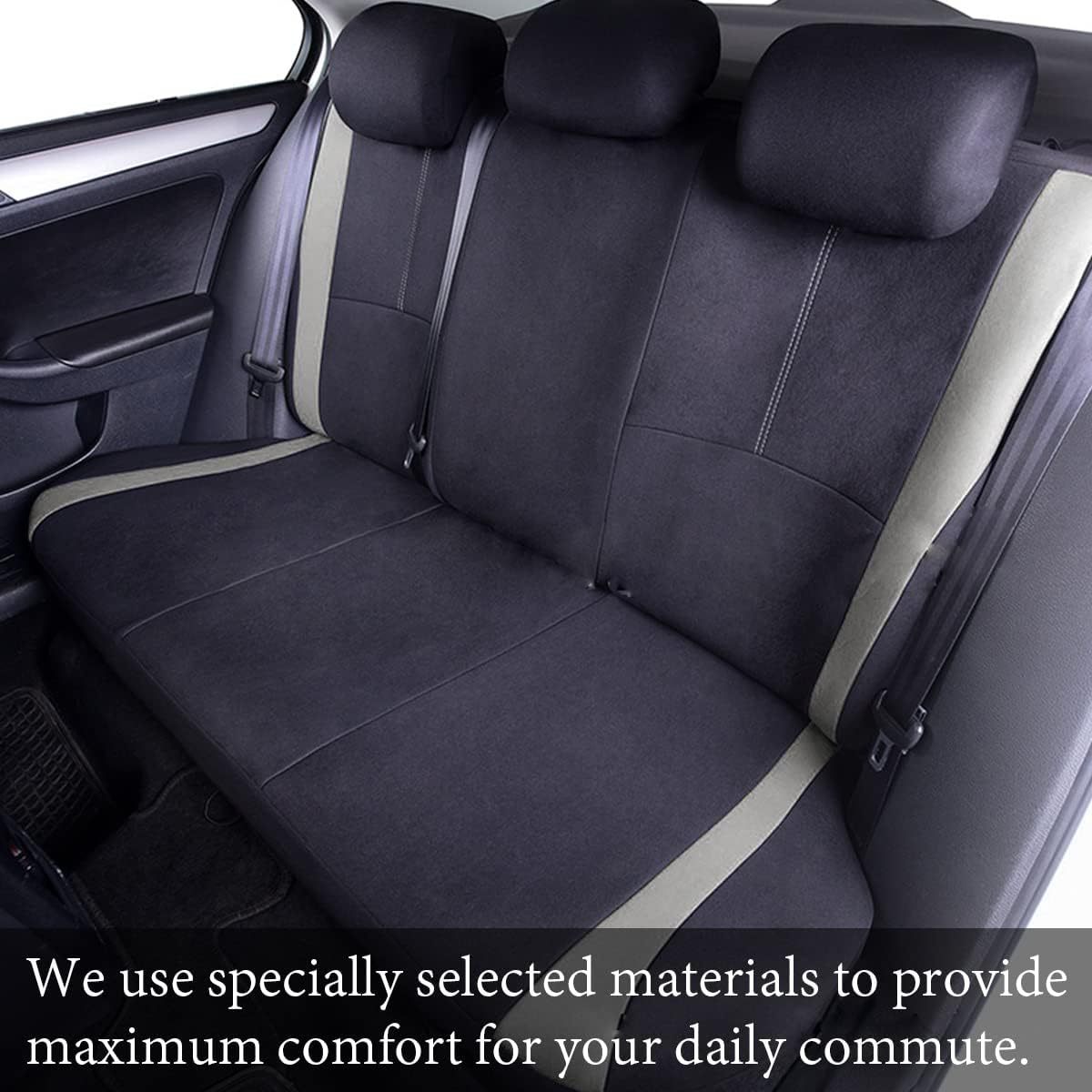Universal Car Seat Cover for Mexico, South America, and North America with Cross-Border Vertical Stripes and Waistline, Four-Season Model Seat Cover Temu