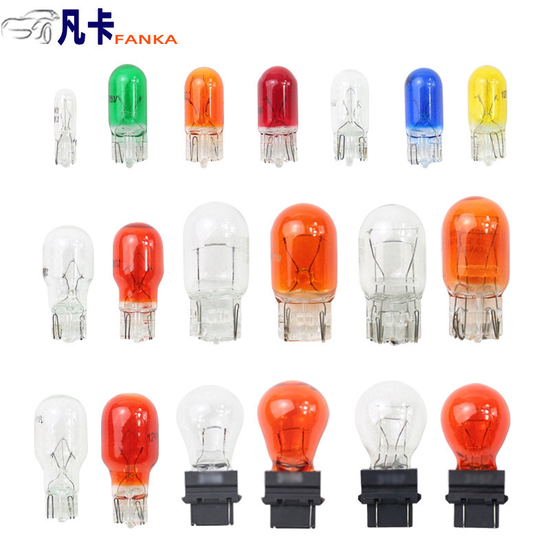 T5T10T13T20 Car T15 Instrument Light T6.5 Plug-In Bulb 3156 Single/Double Filament Amber 3157 Brake Light Bulb T5T10T13T20 Car T15 Instrument Light T6.5 Plug-In Bulb 3156 Single/Double Filament Amber 3157 Brake Light Bulb