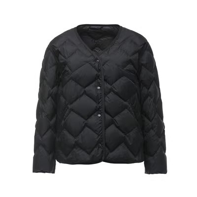 Autumn light and thin short handheld down jacket