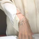 Moonlight Sprinkling Water Drops Tassel Chain Bracelet Cool Sense Niche High Elegant Multi-layer Bracelet New Style Women
