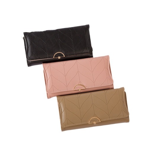 Ladies Wallet - Unique Minimalist Foldable Long Wallet, Fresh and Sweet Handbag, Hand-Held Foldable Small Bag