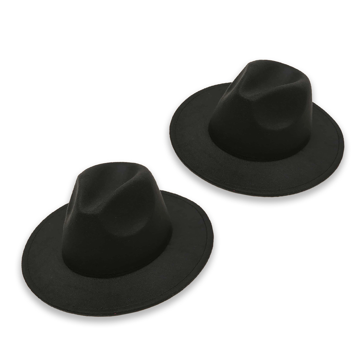 Wide-brimmed Sunscreen Fashion Black Jazz Hat Wholesale Nihaojewelry display picture 3