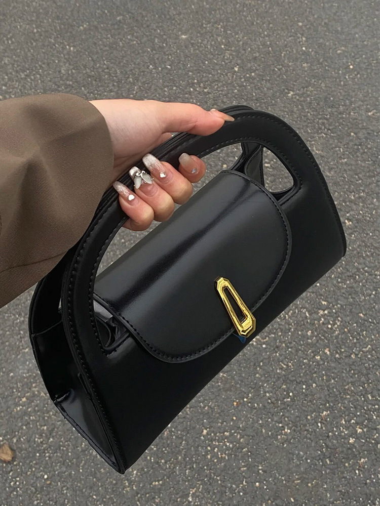 Bolso de alta calidad para las mujeres verano 2022 nuevo diseño de nicho texturizado versátil verano crossbody bolso negro de las mujeres