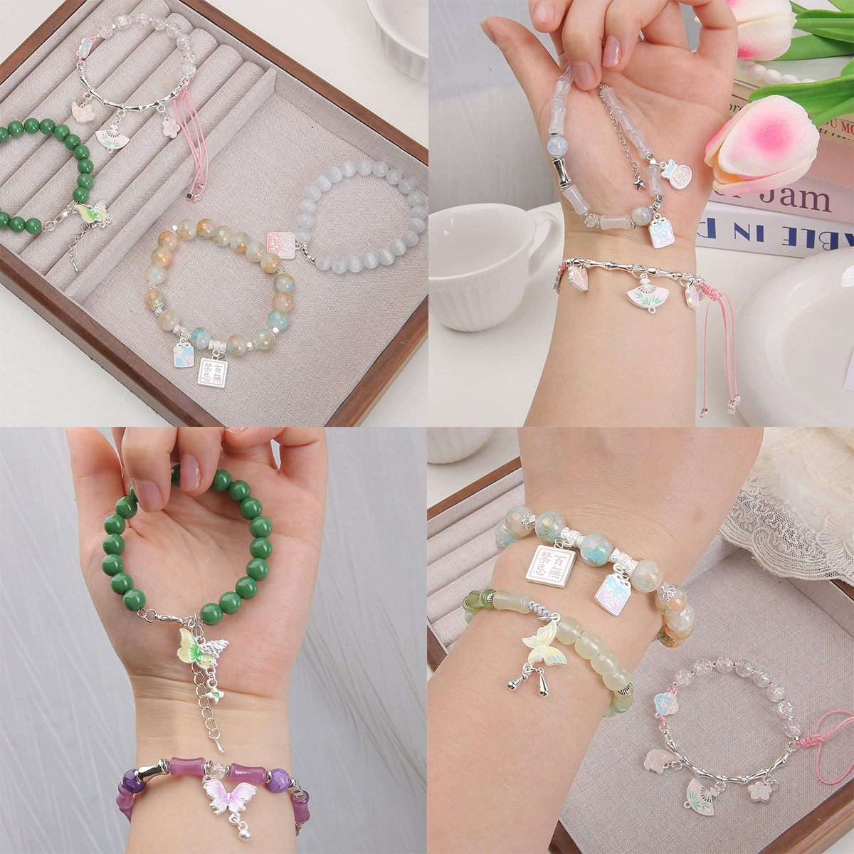 Metal Pendant (Heaven Official's Blessing) enamel charms, double-sided prints, assorted sizes