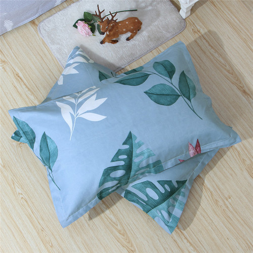 Pillow Case Brushed Printed Cartoon Single Matching Quilt Cover Bedding Pillow Case Wholesale
