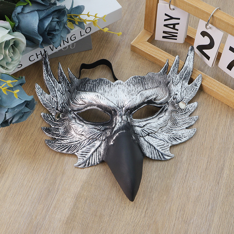 Amazon TK máscaras de Halloween máscaras de halloween máscaras de águila máscaras de baile de maquillaje props de espectáculo decoración de carnaval