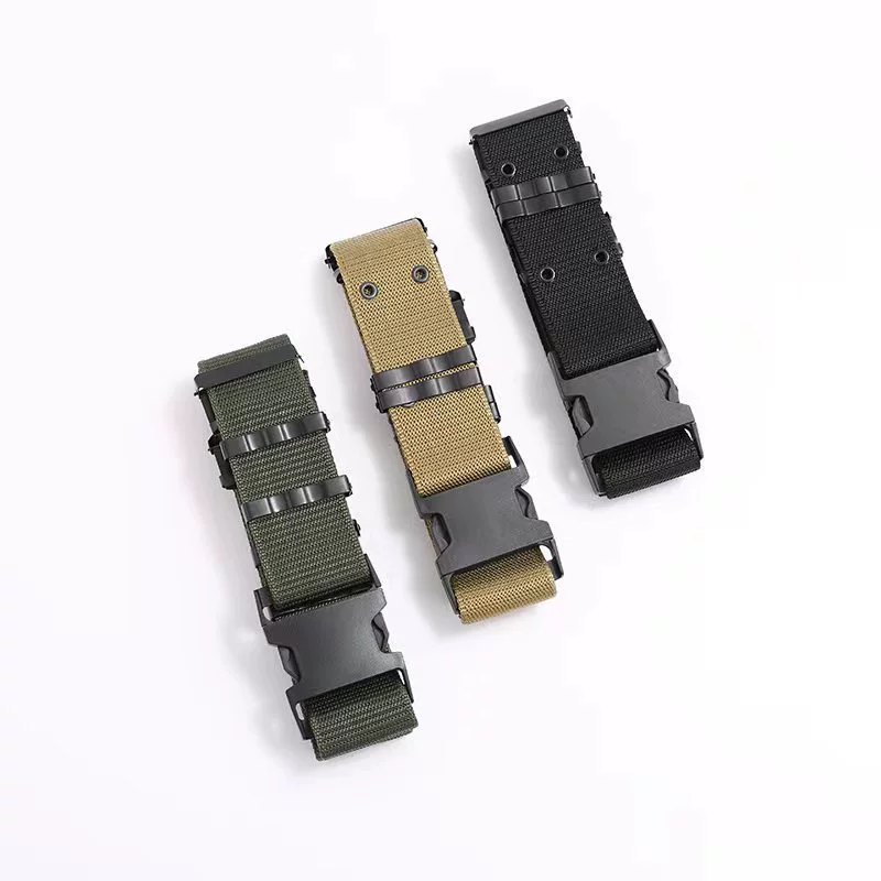 Открытый тактический ремень американский ремень военный Вентилятор холст тканый нейлоновый ремень дежурный вооруженный Камуфляжный пояс завод одежды