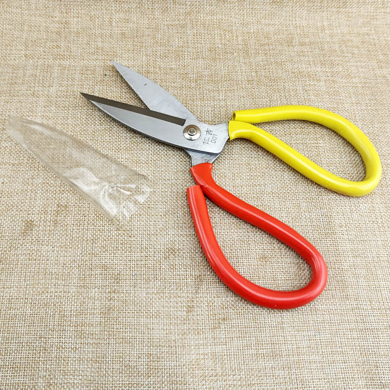 P1833 D01 cabeza grande tijeras de cuero tijeras de hueso de pollo cocina casera Yiwu 9,9 yuanes Venta caliente