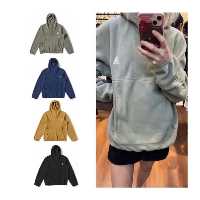 Original Quality Acg Outdoor Casual Fashion Fleece Hooded Sweatshirt for Men and Women, Couple Style, Sports Jacket, Dropshipping