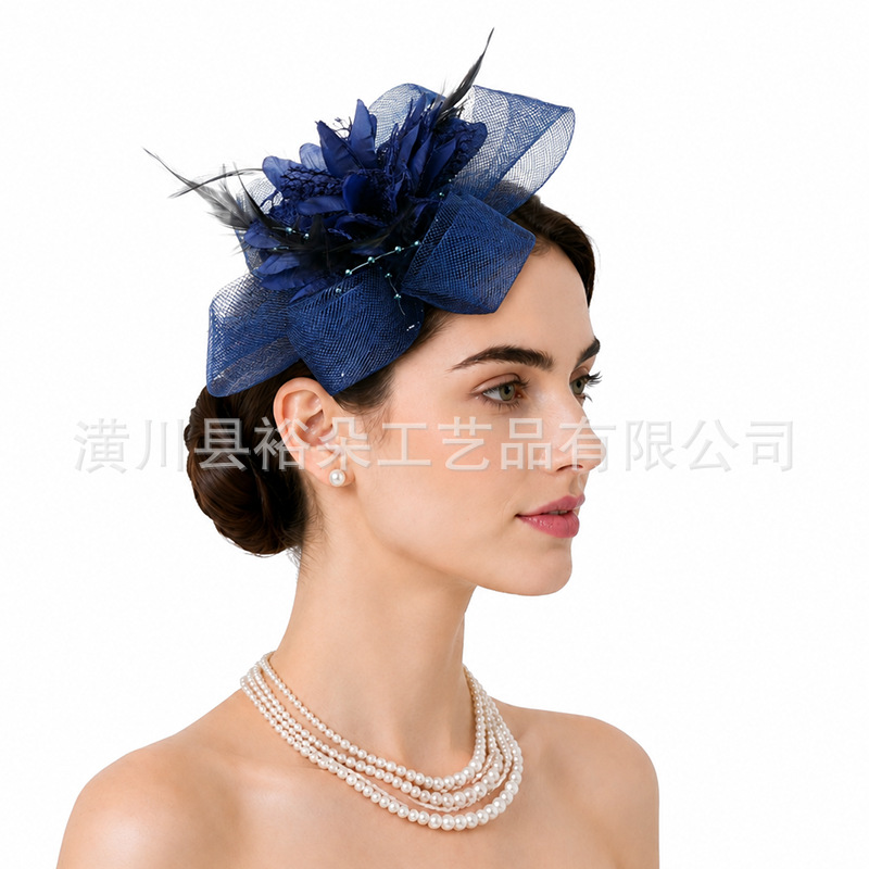 Amazon best-selling bridal party feather headpiece, hair clip, and headband – a versatile accessory for horse racing events and banquets