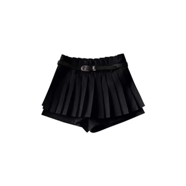 (2개) 유니폼 치마 원피스 주름 치마 여성 학생 학교 유니폼 캐주얼 순수 귀여운 여성 가을 올 매치 겨울 새로운 스타일