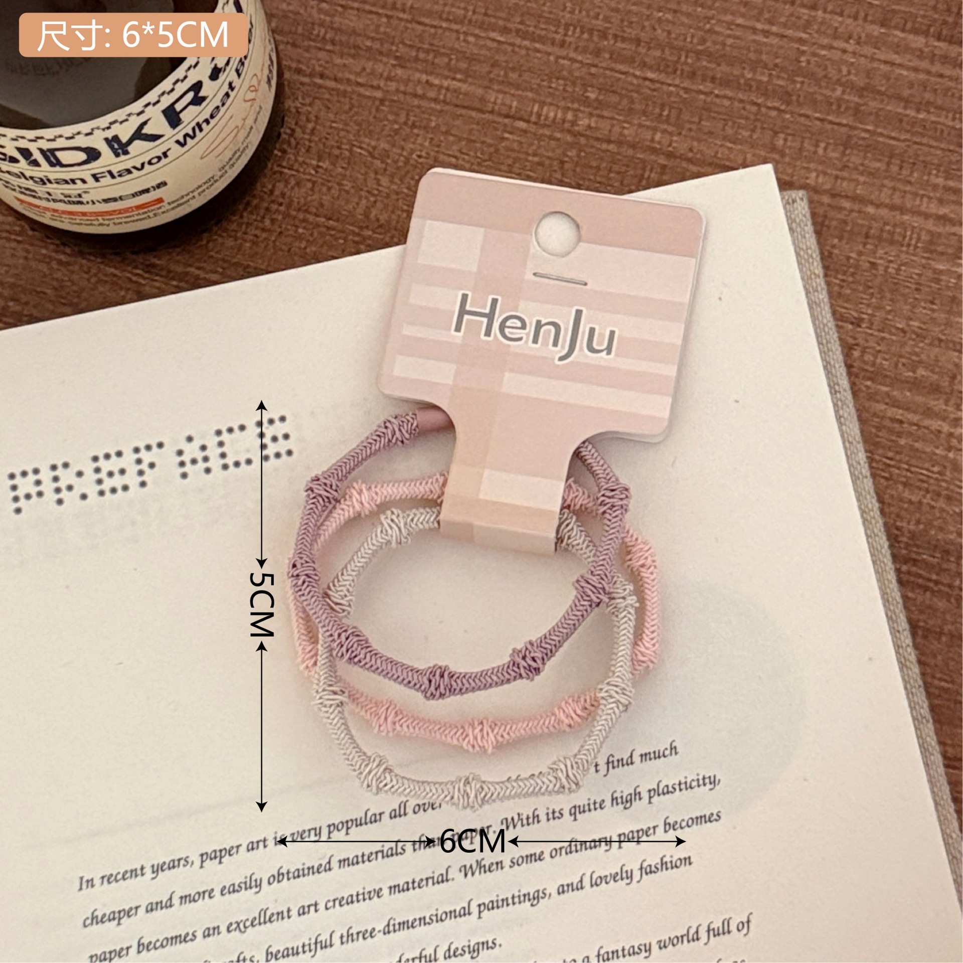 Estilo coreano cuerda de pelo Internet celebridad alta elástica cuerda de pelo adulto lazo pelo multi-Strand banda de pelo básico todo fósforo accesorios para el cabello banda de goma Simple image 18