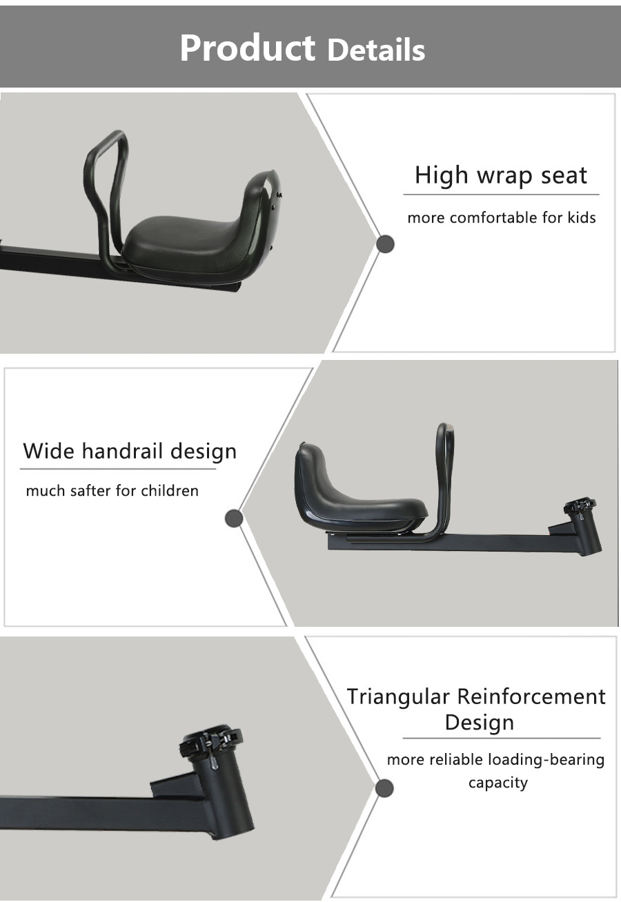 Cross-Border Amazon Electric Bicycle Rear Quick-Release Child Seat Bicycle Baby Seat Removable Stool