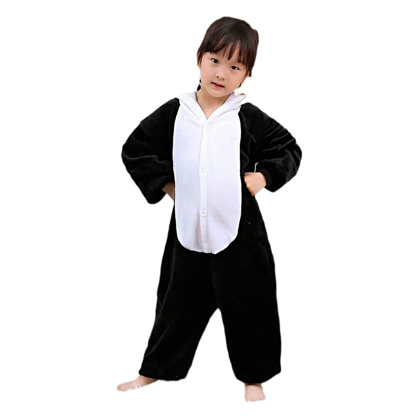 Трансграничная мультяшная цельная Пижама на Хэллоуин, фланелевая пара с тремя глазами, монстр, милая Домашняя одежда, туалет с капюшоном