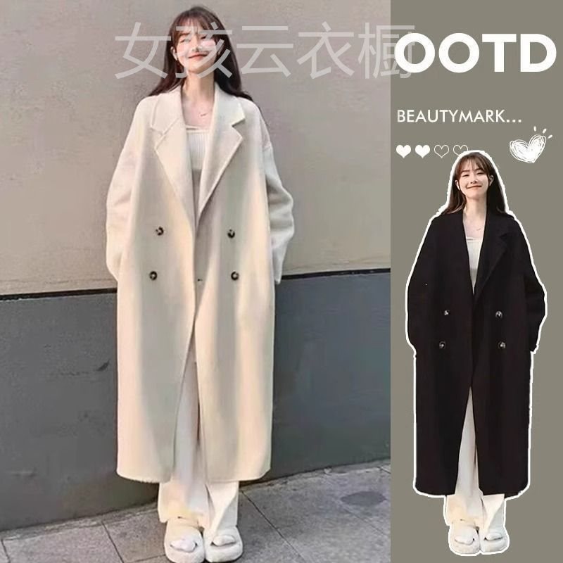 新款风衣女小个子今年流行春秋赫本风外套韩系大衣长款高级感中潮