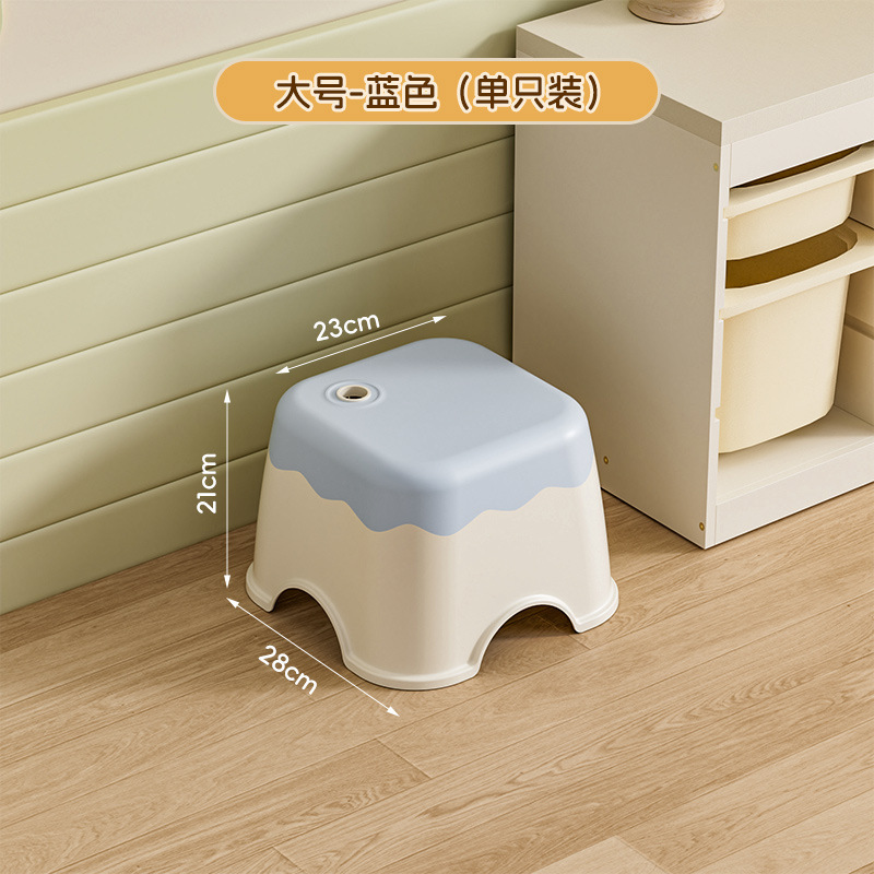 厚みのある子供用小さなスツール、家庭用低スツール、プラスチック製の靴交換用ベンチ、赤ちゃんのかわいくて丈夫で耐久性のある幼稚園の椅子|undefined