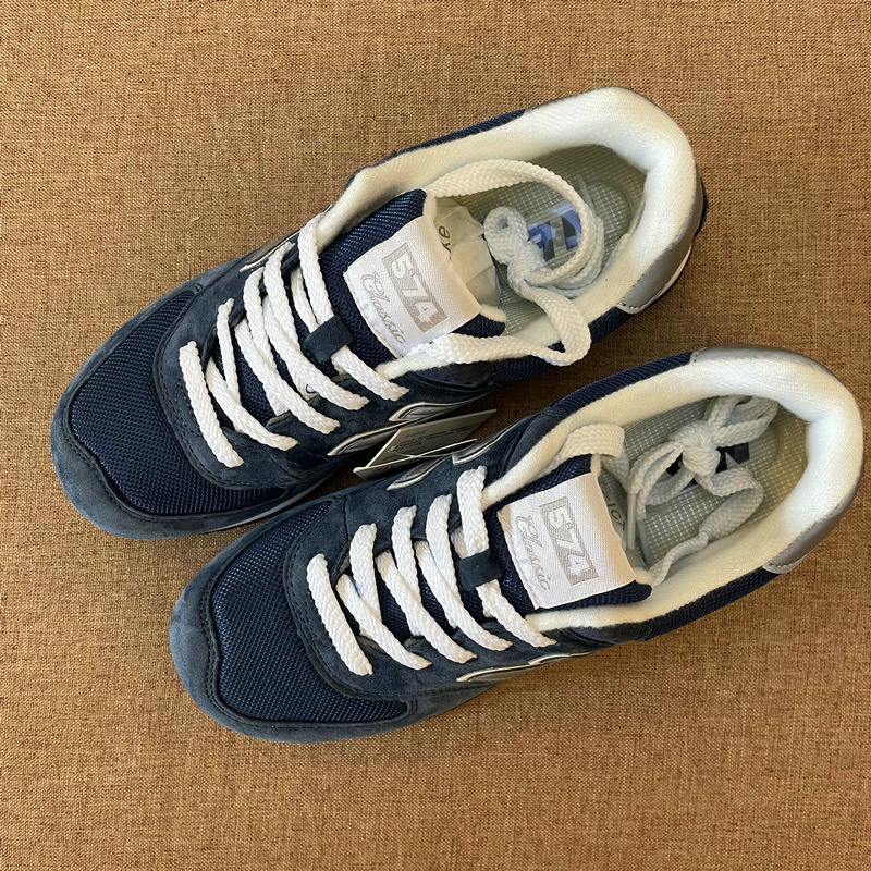 Haoshin Bailunsai Official Authentic 574 Men's Shoes N-Shaped Women's Shoe Store Breathable Couple Casual Sports Shoes Running Shoes