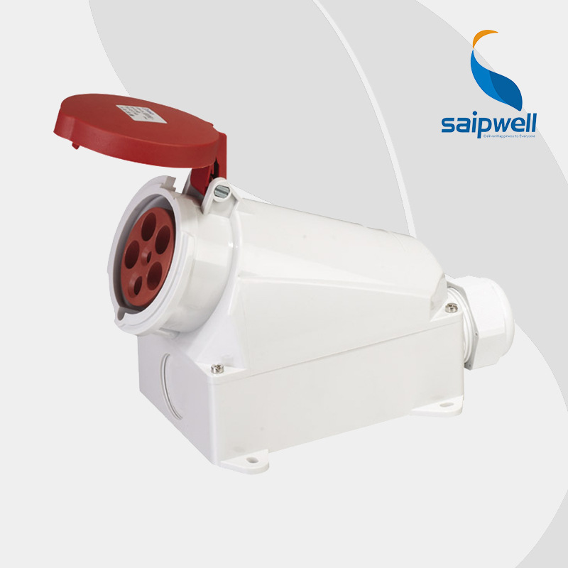 斯普威尔厂家直销SP-1145防水明装插座 IP44工业防水插座