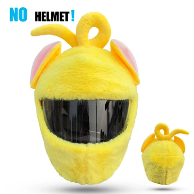 Head Accessories Motorcycle Unicorn – Dəbilqə (Kaska) aksesuarları - yellow-teletubbies