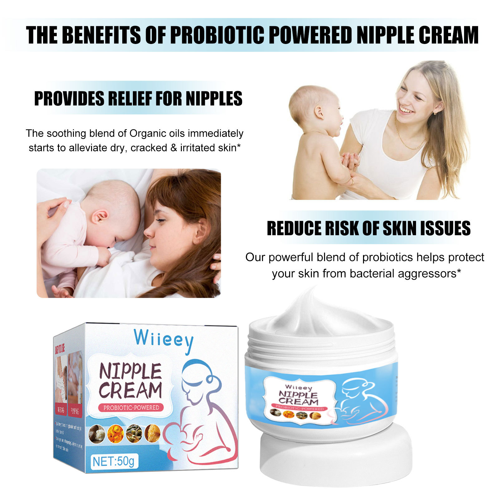 für stillen Wiieey mütter lindert brustwarzen risse schmerzen reparatur creme befeuchtet und nährt warzenhöfe,_voghion.com