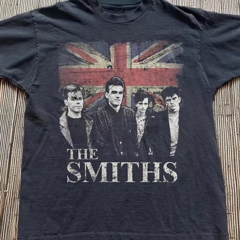 Cross-border 90s vintage Smith T-shirt, American street style, new summer style, unisex cotton T-shirt in stock Cross-border 90s vintage Smith T-shirt, American street style, new summer style, unisex cotton T-shirt in stock