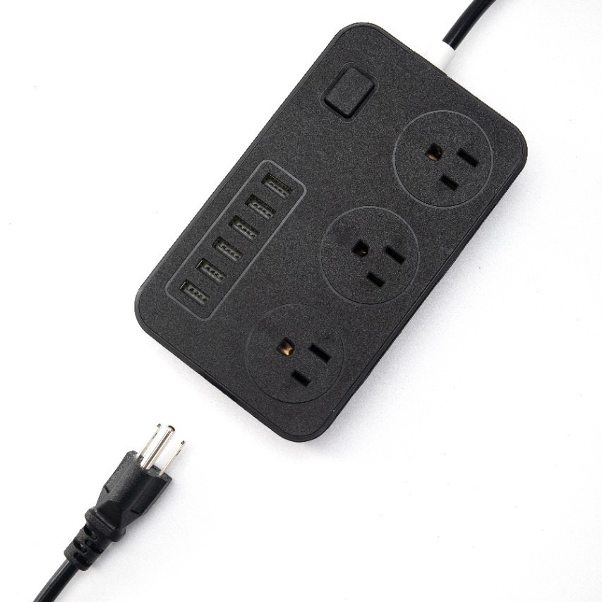 Fuente de la fábrica nuevo enchufe de enchufe estándar americano del hogar del enchufe del tablero de remolque estándar americano del pedazo del enchufe estándar americano 6USB8