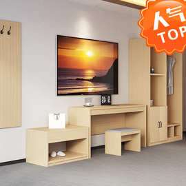 现做酒店专用床高端客房公寓民宿标间大床软包双人床箱全套宾馆床