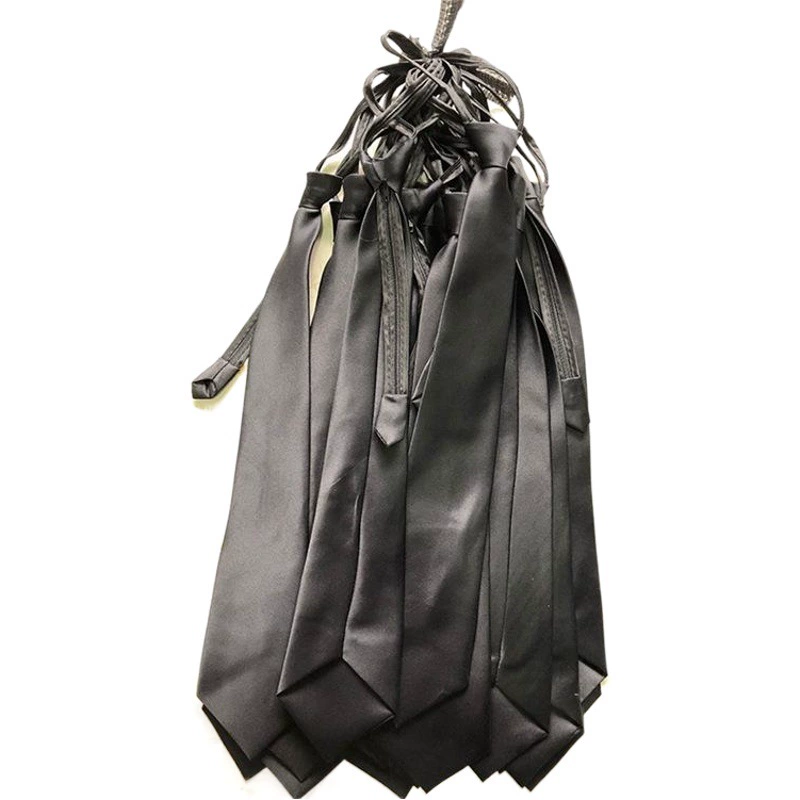 Длинный 42 см, мужские аксессуары для одежды, галстук для взрослых, ленивый деловой галстук, однотонный галстук со стрелкой, оптовая продажа