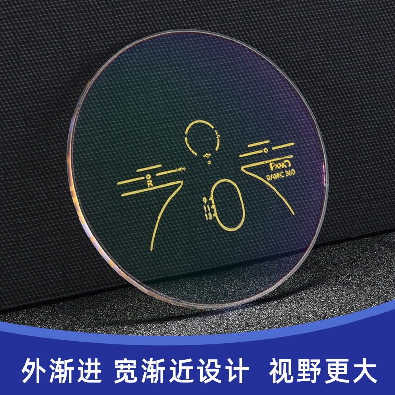 1.56 Progressive multifocal lenses smart zoom far and near dual-purpose anti-blue light external progressive presbyopia myopia lenses