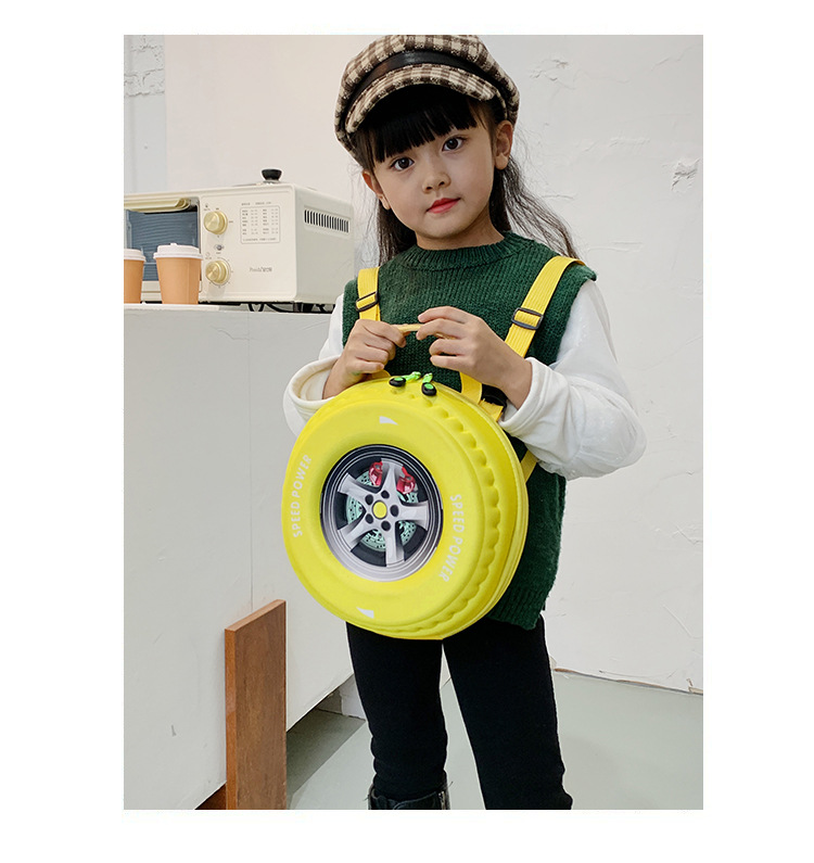 2022 Spring New stylish and high-quality tire bag, Korean style simple and fashionable casual handbag, crossbody children's schoolbag undefined