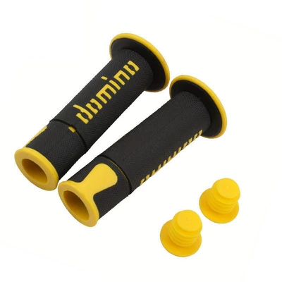 Motorcycle Handle Cover Handlebar Grips Off-Road Vehicle Anti-Slip - yellow