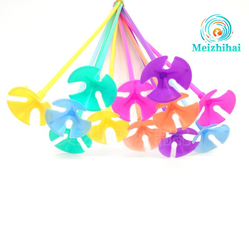 Venta al por mayor soporte de globo accesorios de globo PVC nuevo soporte de globo de material soporte de bola de onda refuerzo de globo más soporte de barra dura