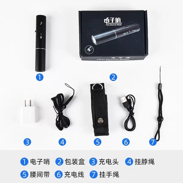 Cross-Border Electronic Whistle USB Charging Port Aluminum Alloy Cross-Border Exclusive Supply Sports Referee Pet Training Whistle