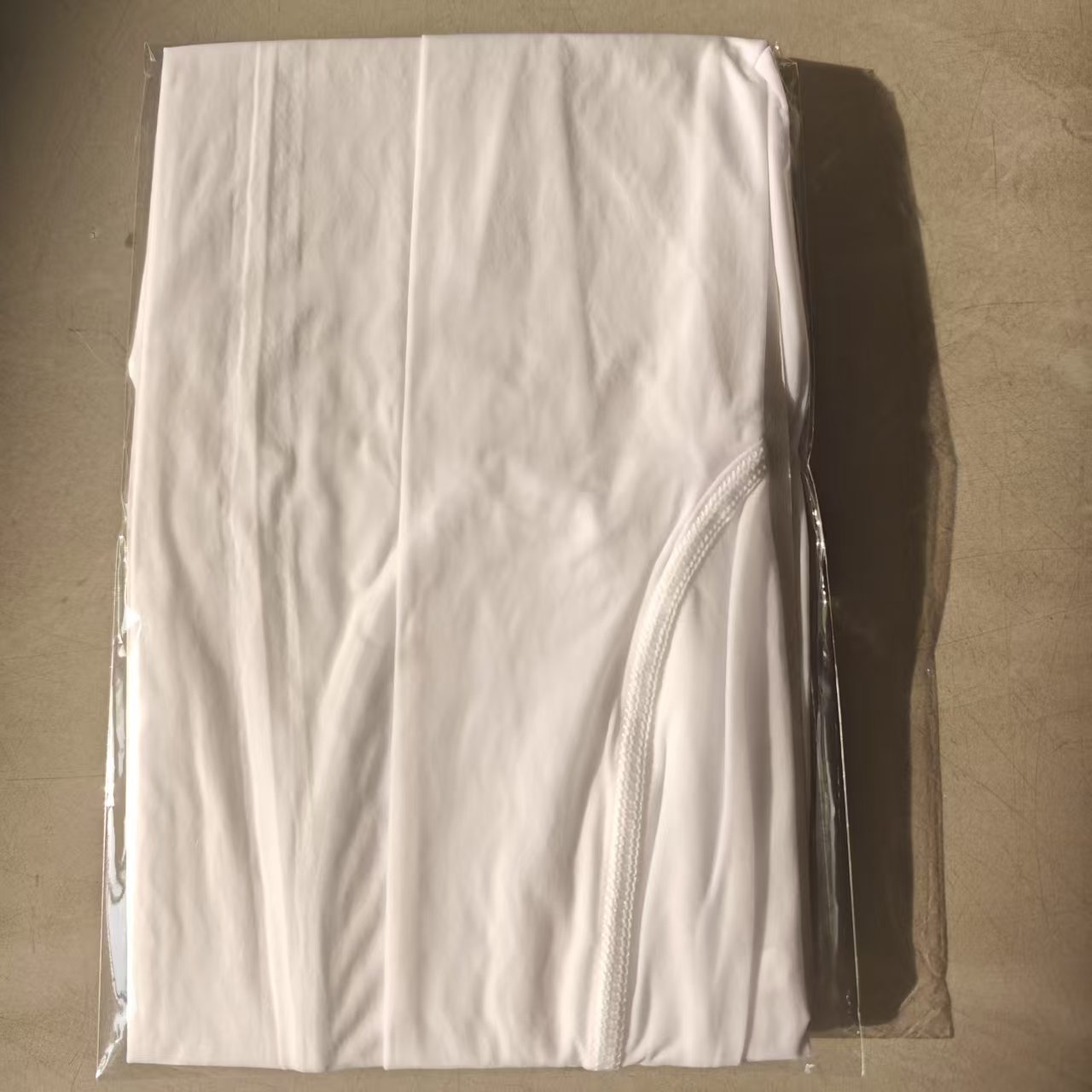 마유 양말 흰색 (기름광택)