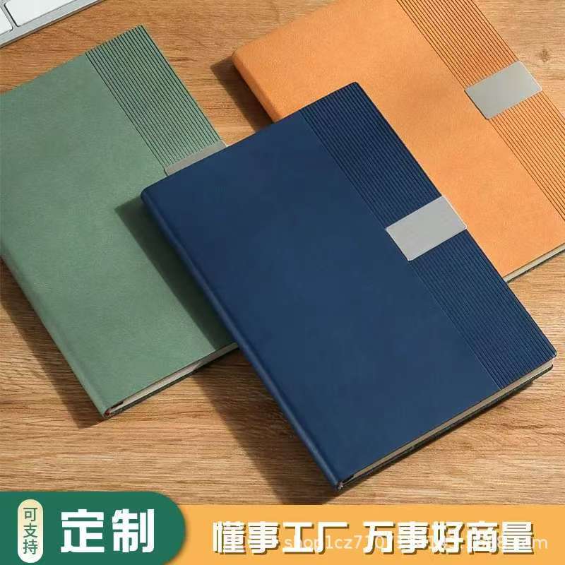 精美商务搭扣a5笔记本软皮面记事本简约本子可印logo办公本子定制|undefined