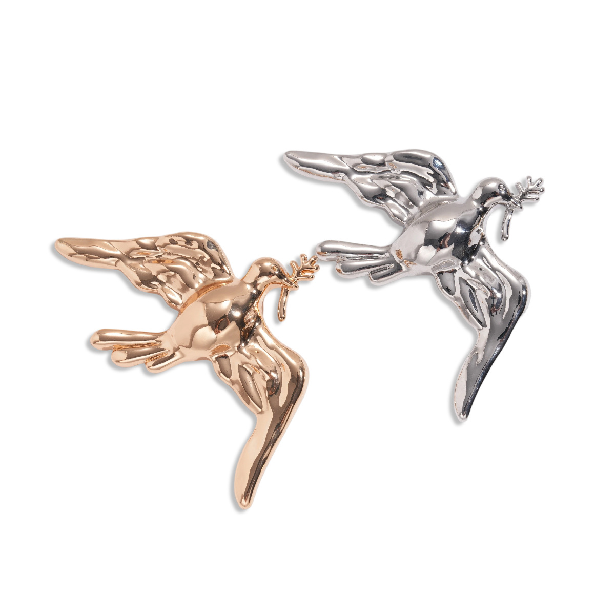 Europa y los Estados Unidos paisaje metal pájaro broche de diseño retro transfronterizo sensación de pin personalidad nicho accesorios de alta calidad mujer image 6