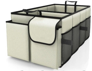 Large-Capacity Foldable Car Trunk Car storage bag/box - off-white-ready-stock-553428cm