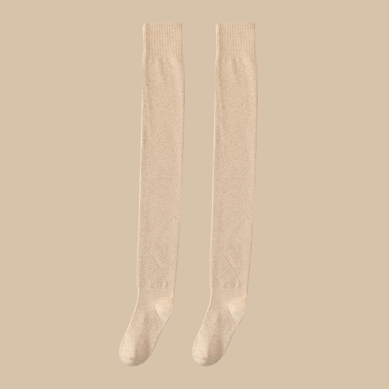 1 쌍 (아이보리) 면 패딩 스타킹