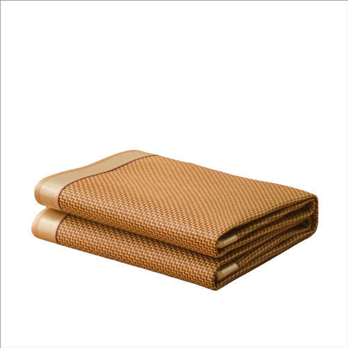 Antarctic rattan mat three-piece set for home use ice silk mat winter and summer dual-purpose straw mat summer natural pure rattan summer