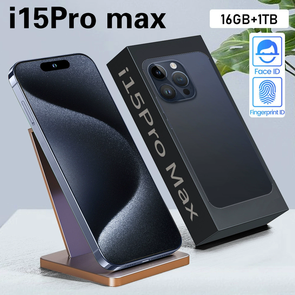 Mobile phone pro (i15 Pro Max), Android 4G, 3" display, Black/White/Gold/Blue