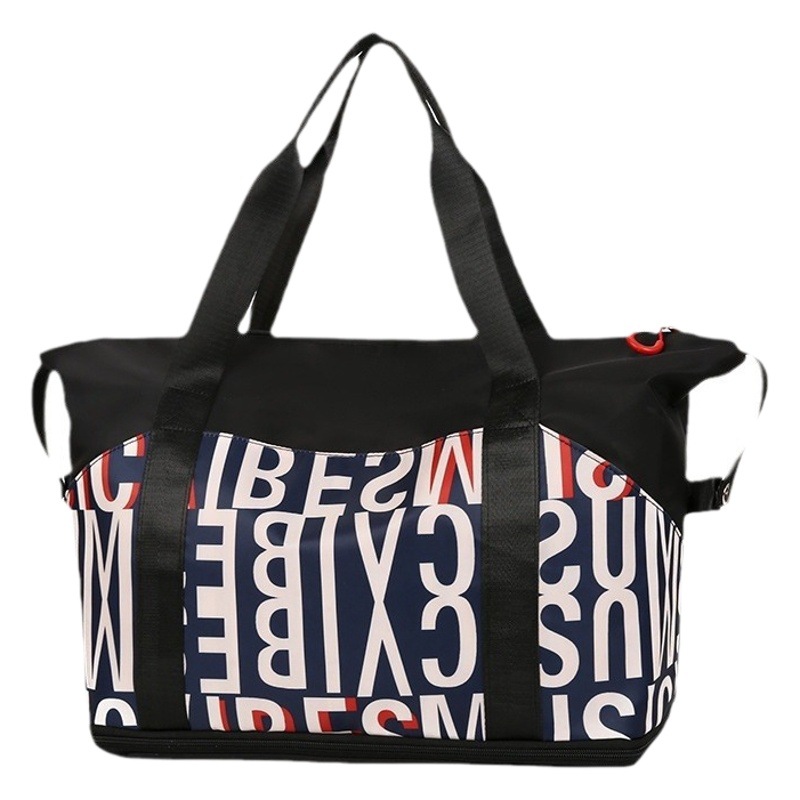 Bolsa de viaje impresa de comercio exterior de gran capacidad bolso Portátil Bolsa salir