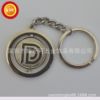 Customized zinc alloy rotating keychain advertising promotion activity key chain pendant custom enterprise logo keychain