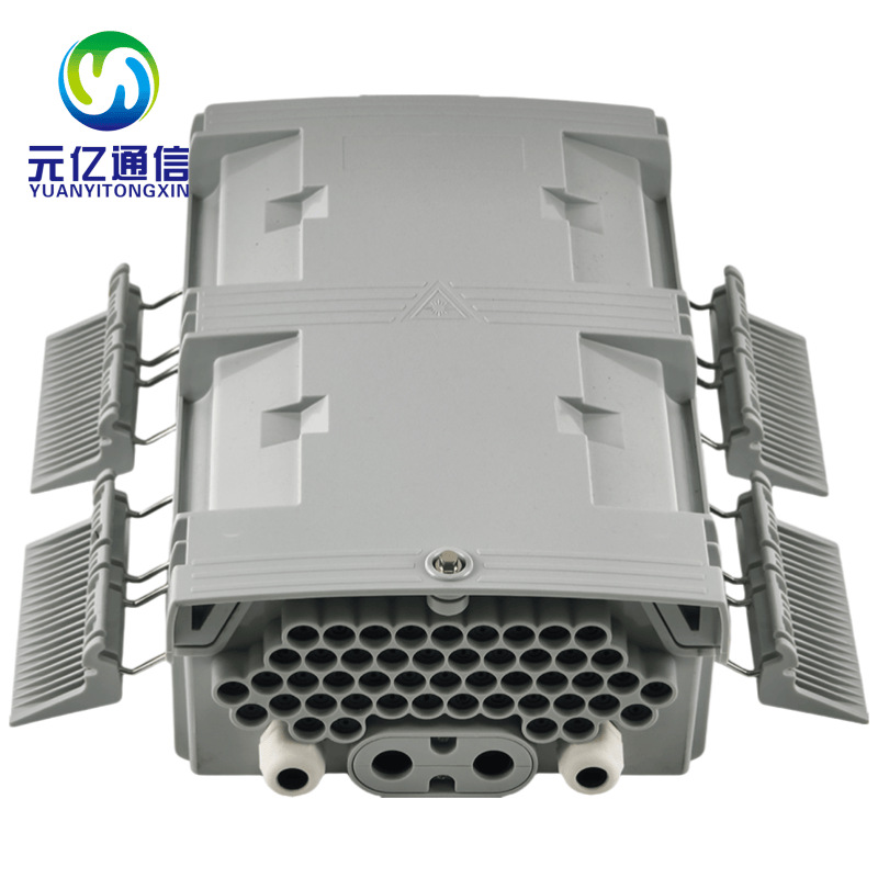元亿48芯室外壁挂分纤箱分路器盒分纤箱外贸款防尘防水光纤终端盒
