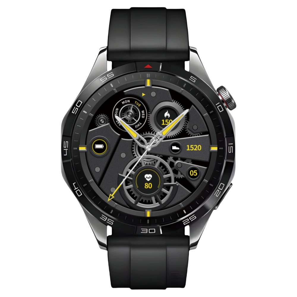 Умные часы Pilot Star GT4 Pro M19 с NFC-платежами, вызовом по Bluetooth, пульс Черный/Серебристый/Кастом