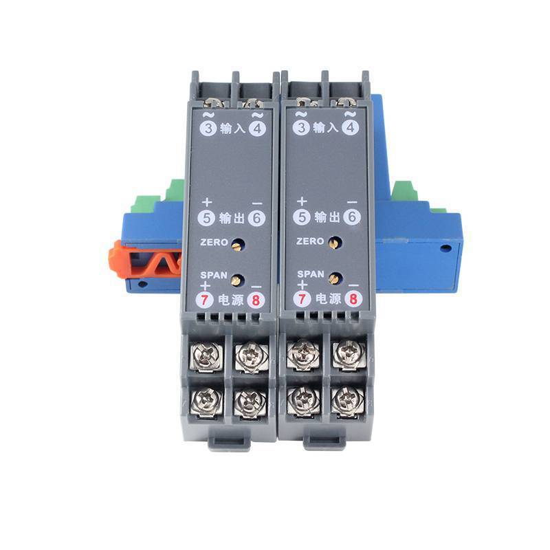 交流直流电压变送器0-100V单相转换电流信号隔离器模块输出4-20mA