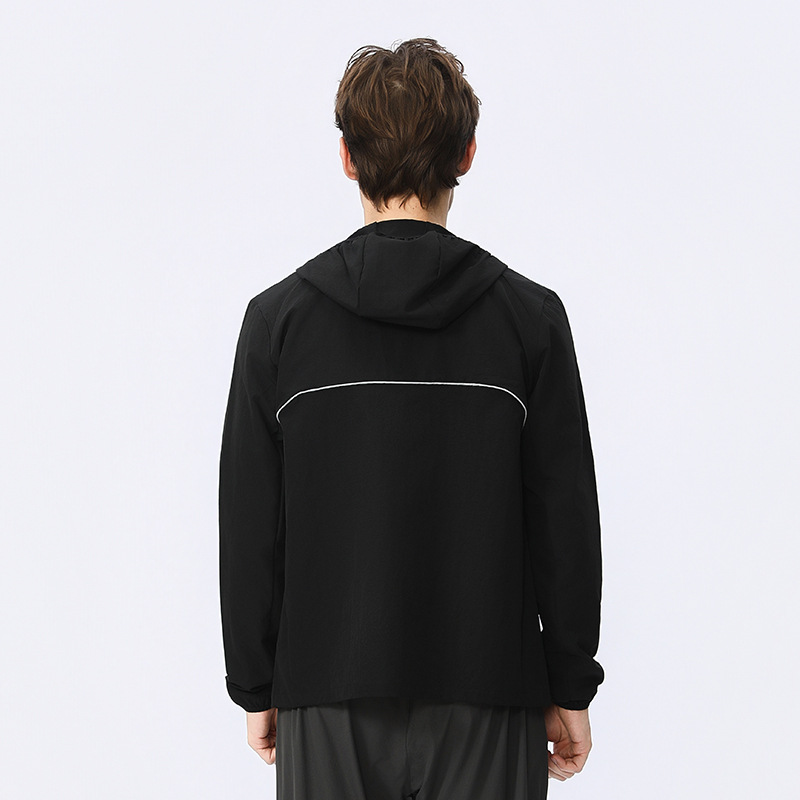 Otoño Lulu correr al aire libre chaqueta ligera y transpirable chaqueta delgada impermeable vestir chaqueta protectora solar chaqueta deportiva