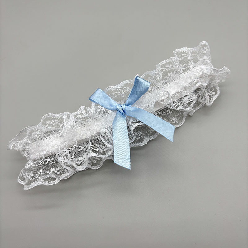 Nuevos productos transfronterizos japoneses de encaje arco de pierna anillo de novia accesorios de vestido de boda muslo correa de pierna de boda cubierta de pierna