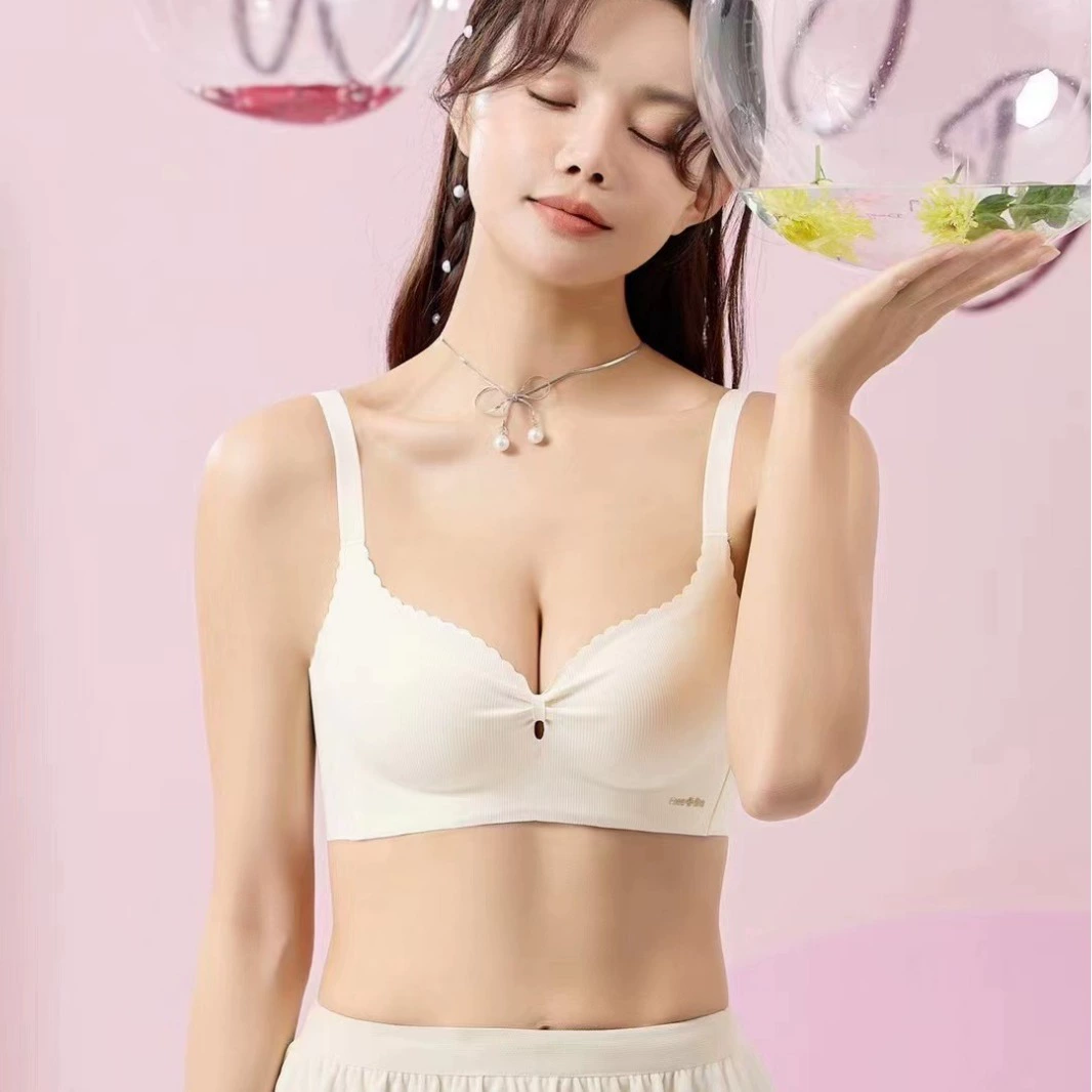 Spring sexy wireless bra, push up bra, soft cloth, underwear