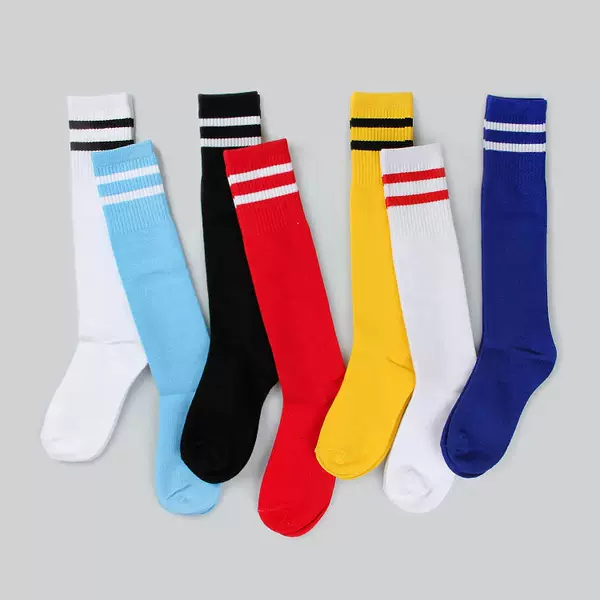 Football Socks for Boys and Girls, Long Sports Socks for Adults and Kidsren, Summer Thin Over-The-Knee Training Performance High Socks
